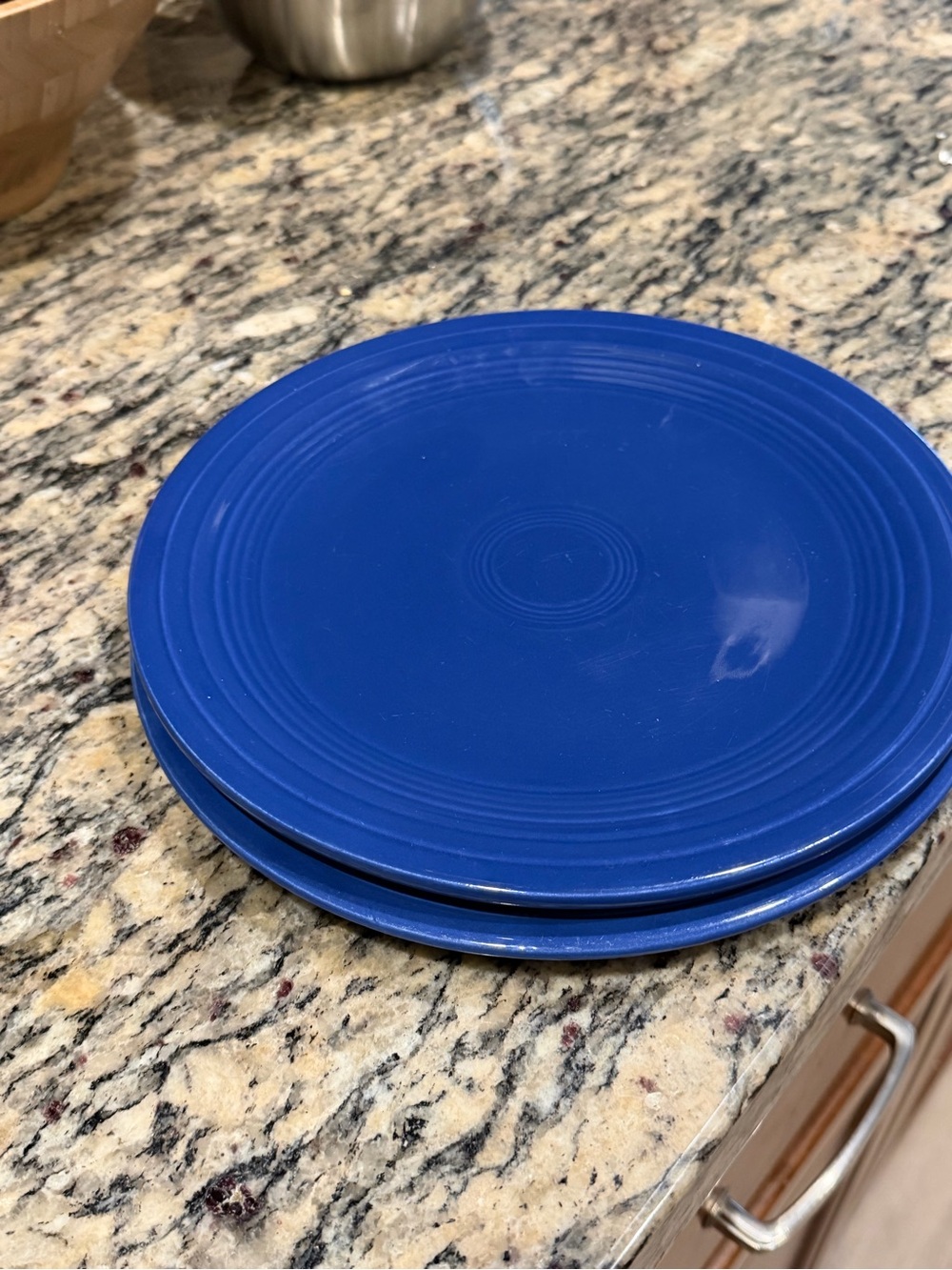 Vintage Fiesta Cobalt Blue Dinner Plates